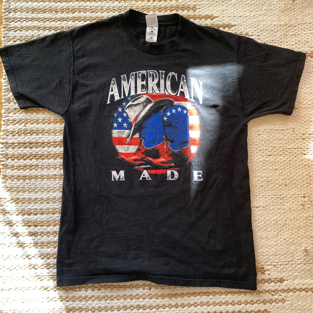 Fruit of the Loom American Made Black T-Shirt Large